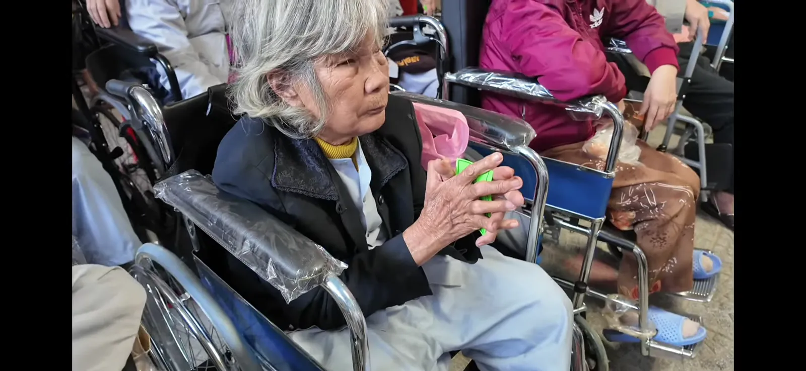 The wheelchairs along the way